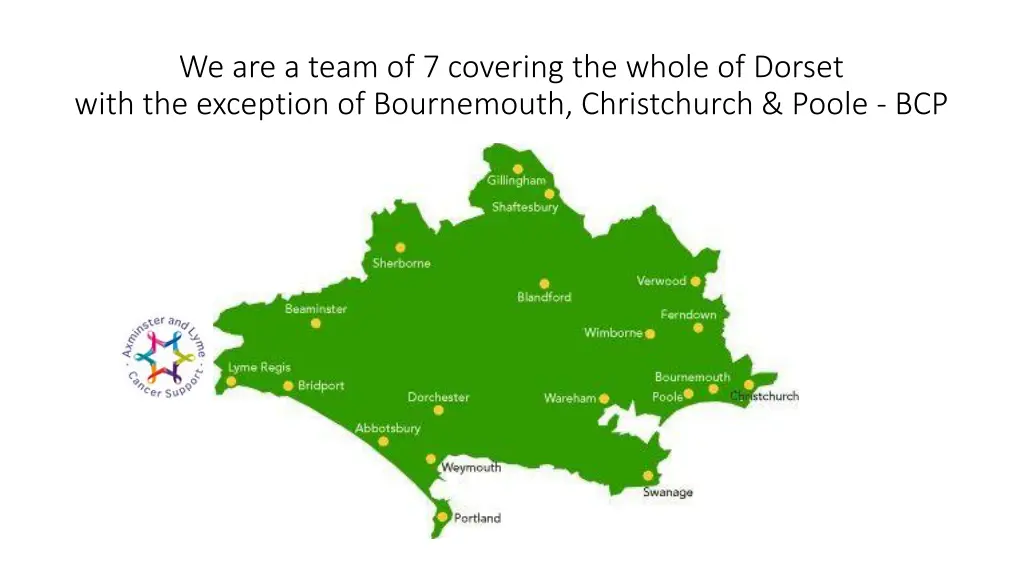 we are a team of 7 covering the whole of dorset