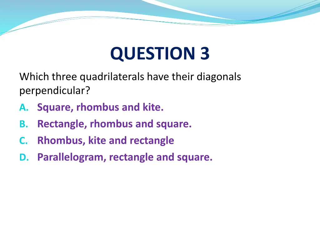 question 3