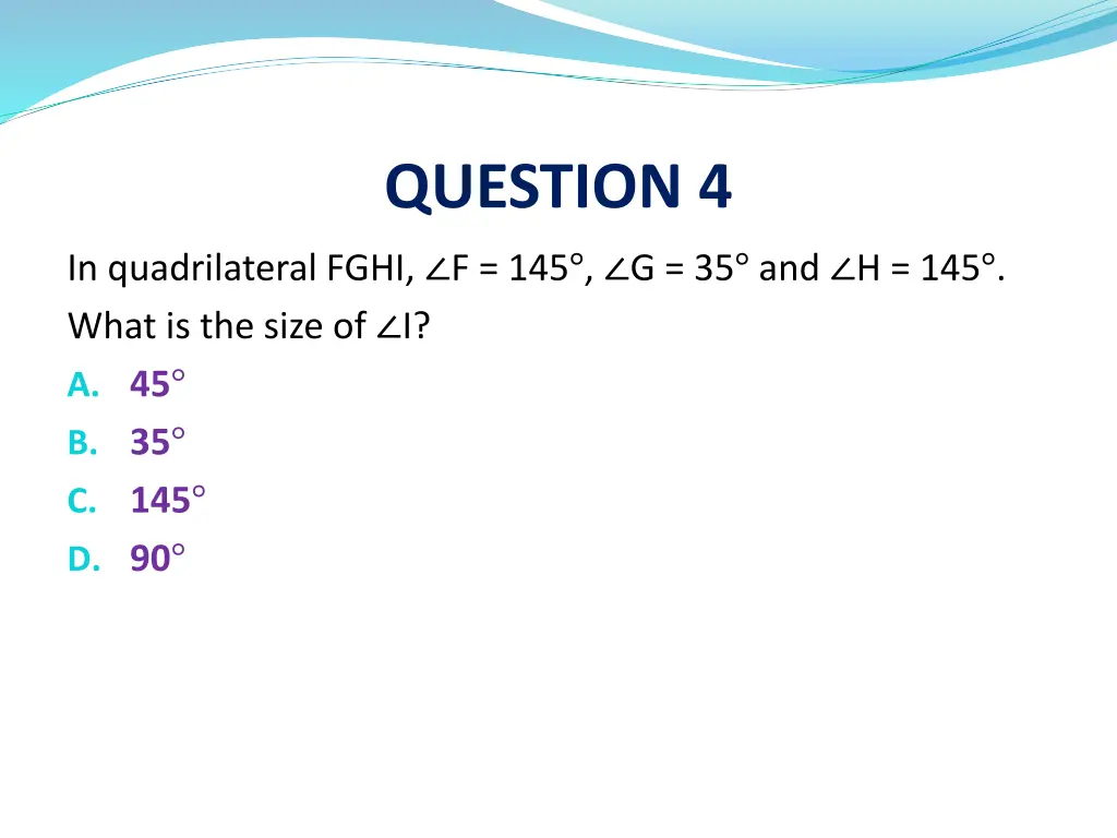 question 4