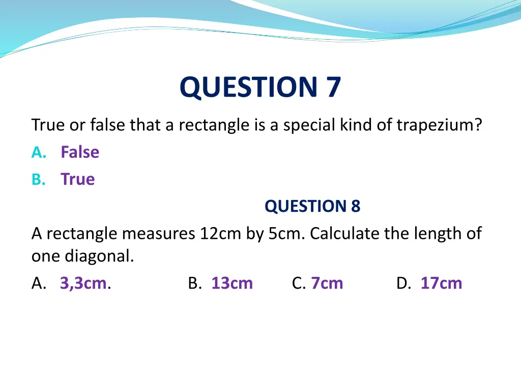 question 7
