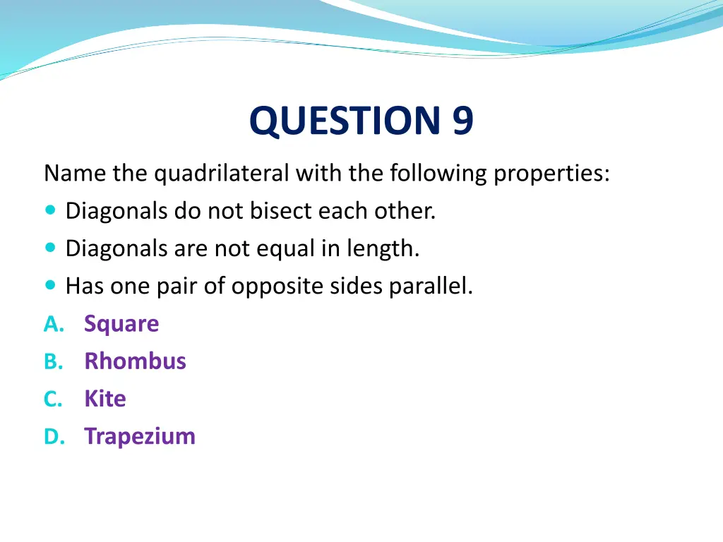 question 9