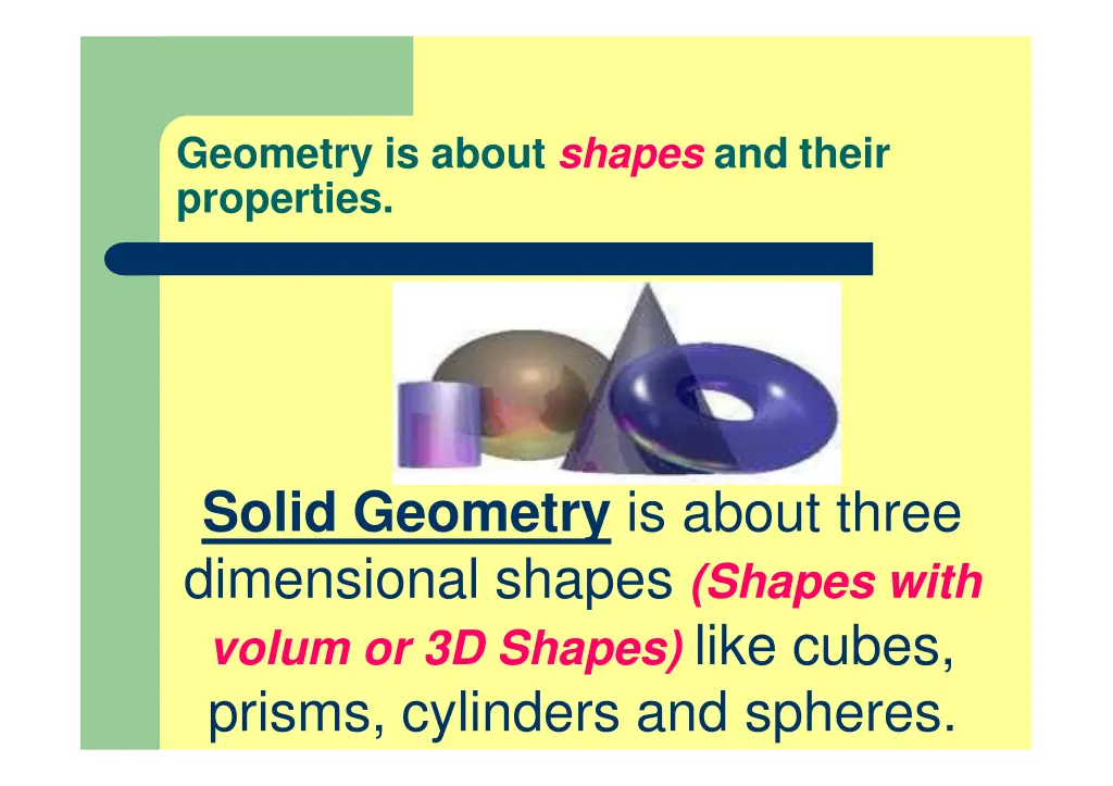 geometry is about shapes and their properties 1