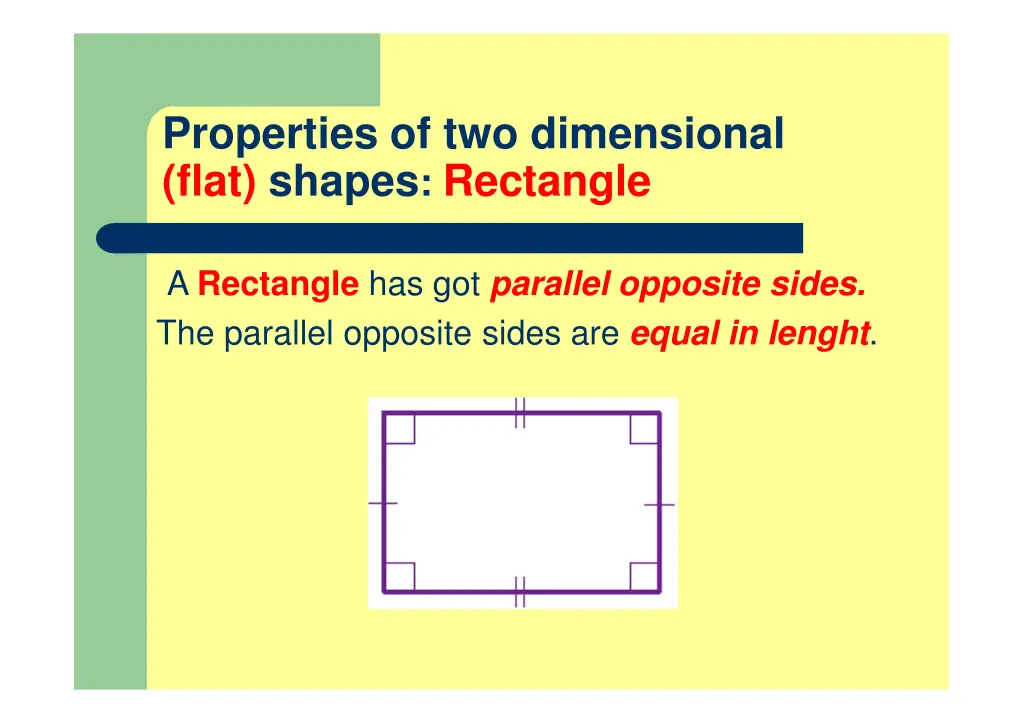 properties of two dimensional flat shapes 5