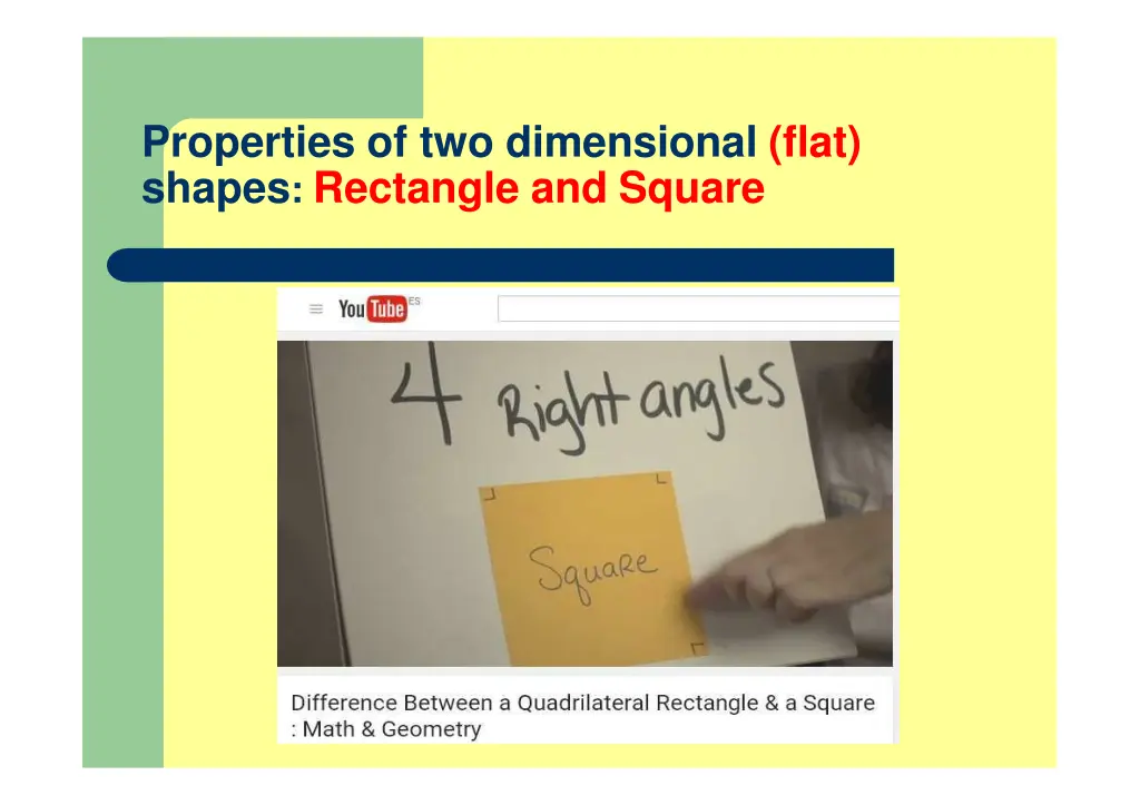 properties of two dimensional flat shapes 6