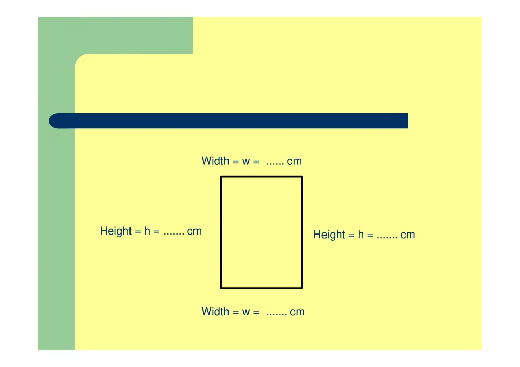 width w cm