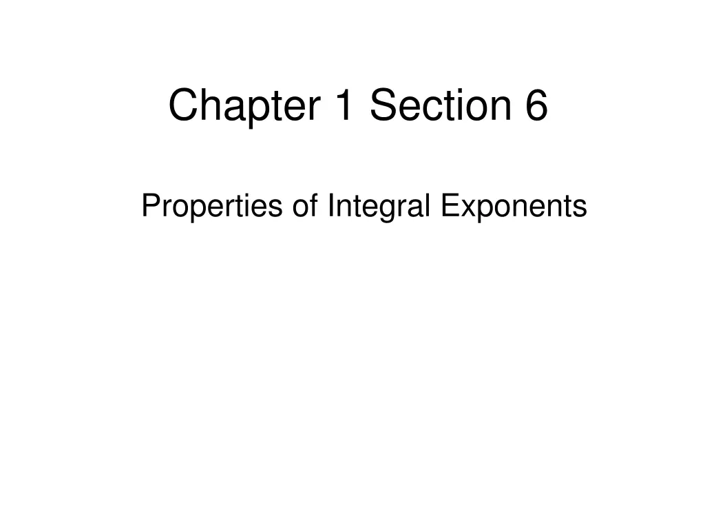 chapter 1 section 6