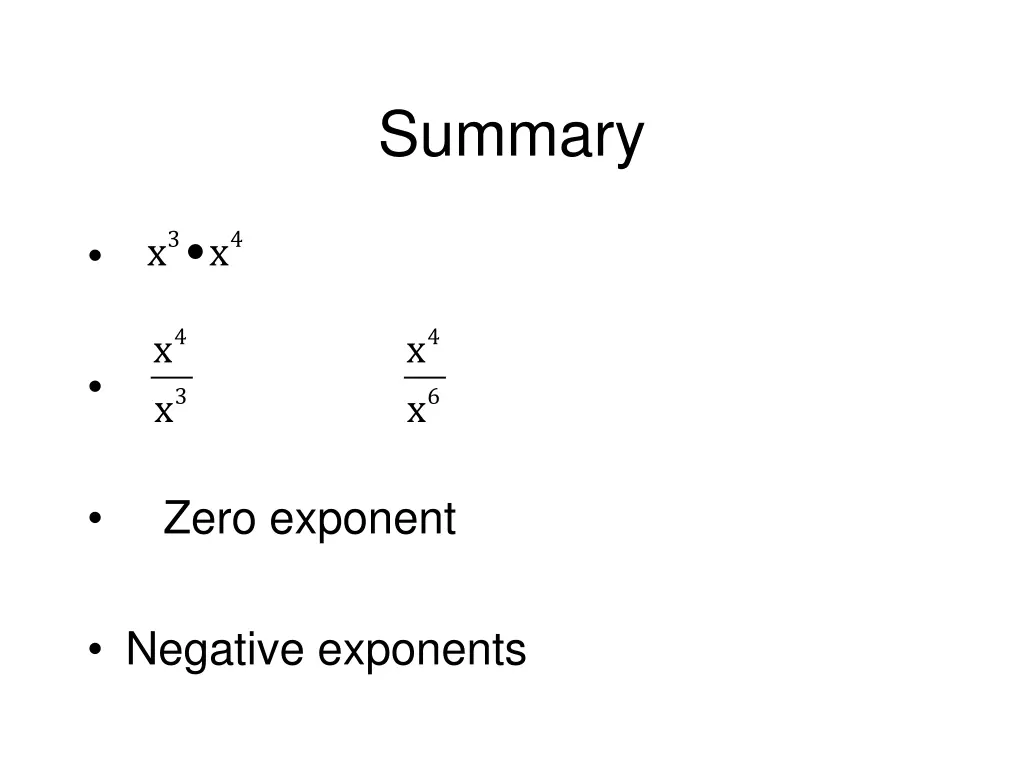 summary
