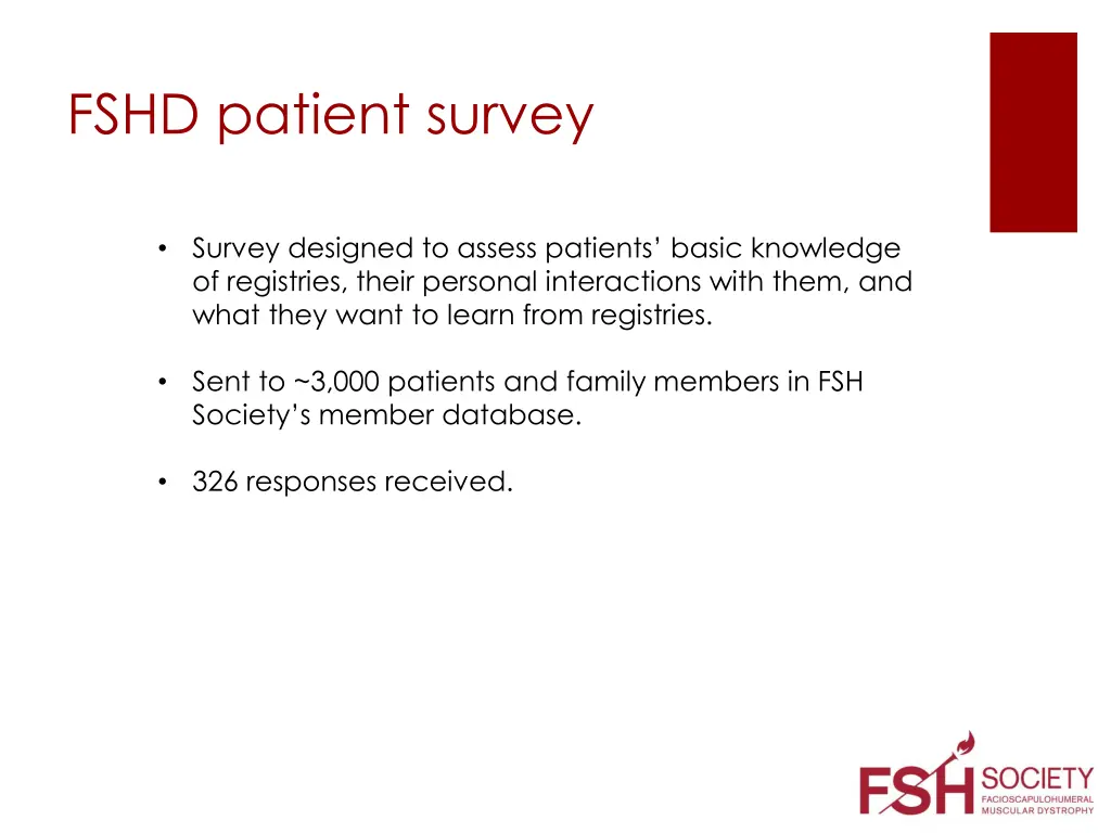 fshd patient survey