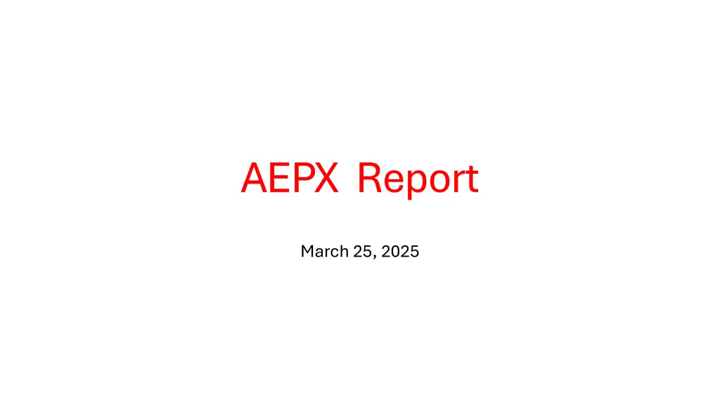aepx report