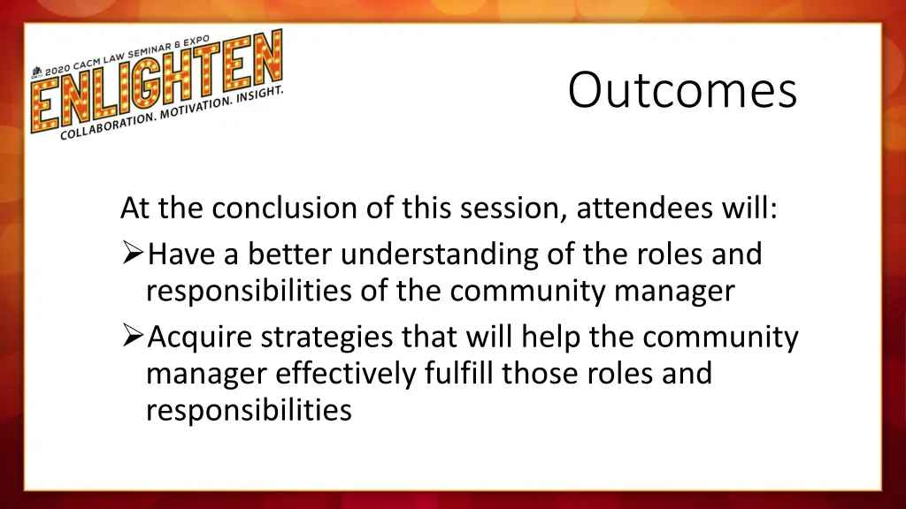 outcomes