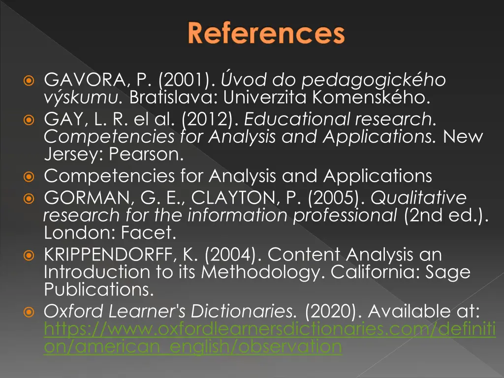references 1