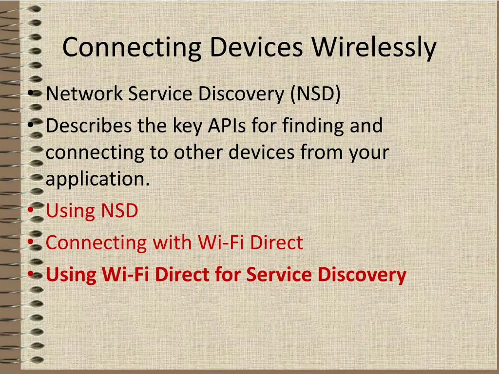 connecting devices wirelessly