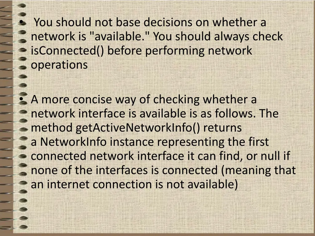 you should not base decisions on whether