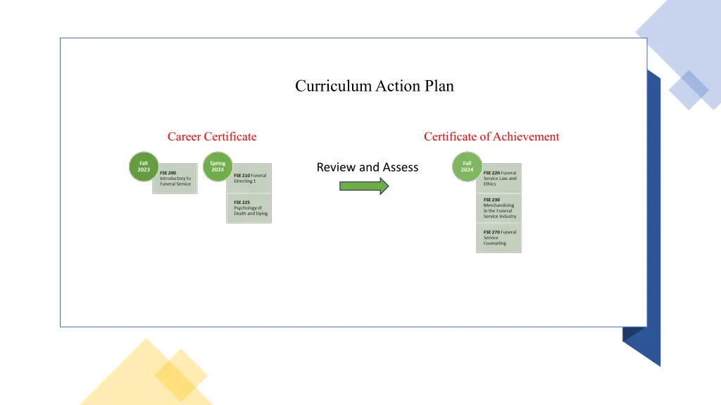 curriculum action plan