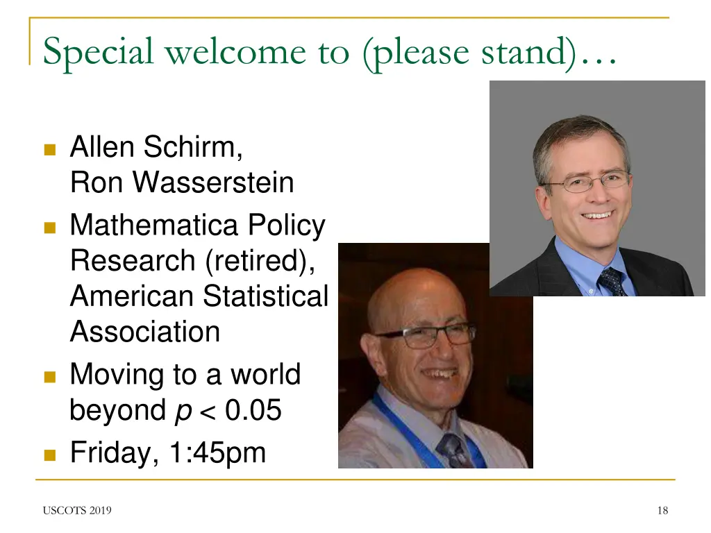 special welcome to please stand 10
