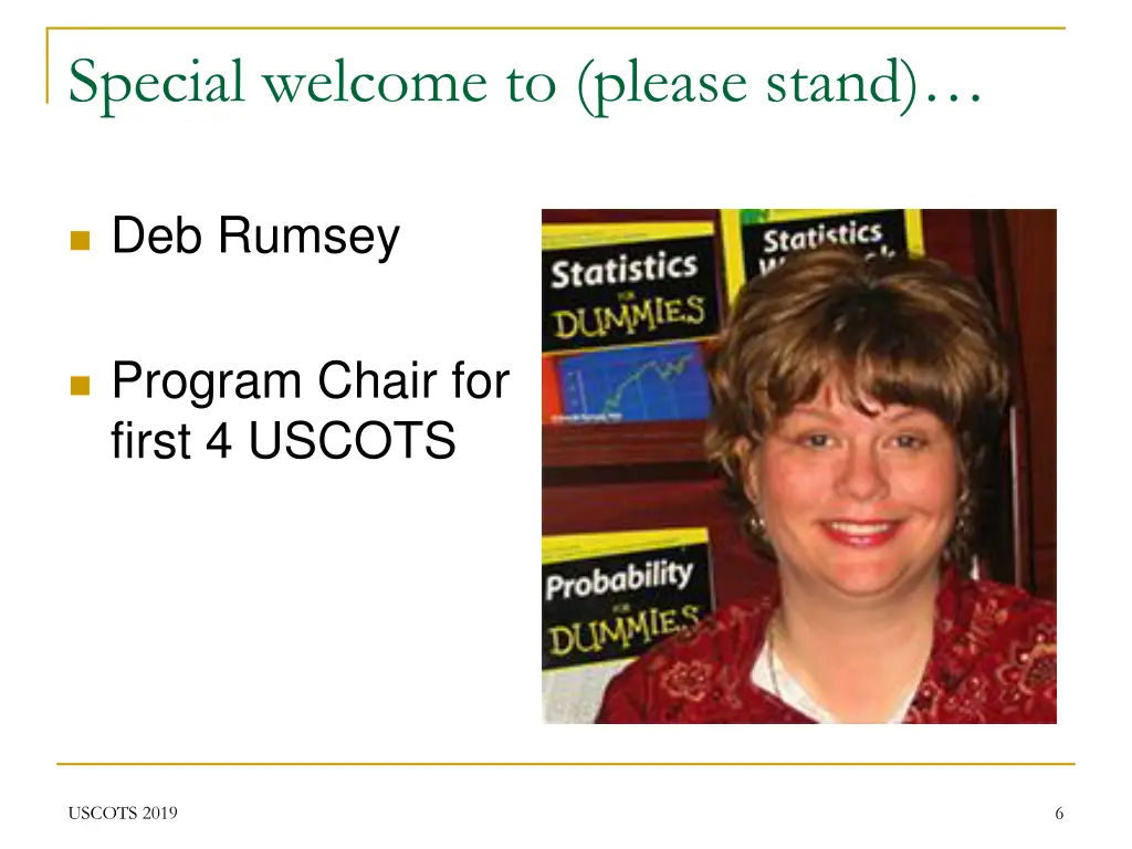 special welcome to please stand 3