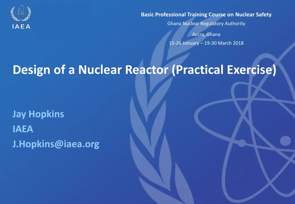 basic professional training course on nuclear