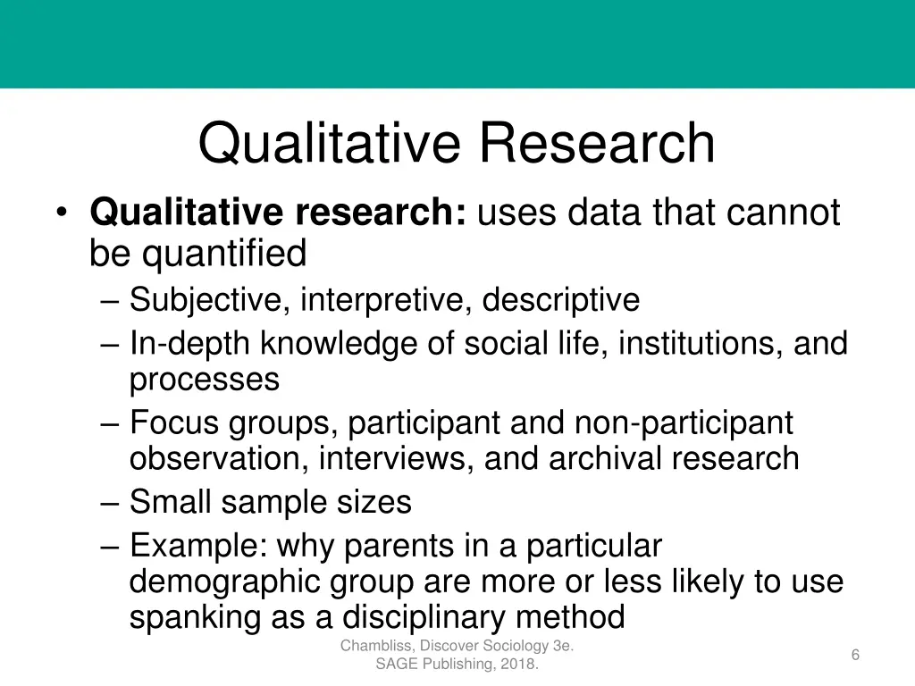 qualitative research qualitative research uses