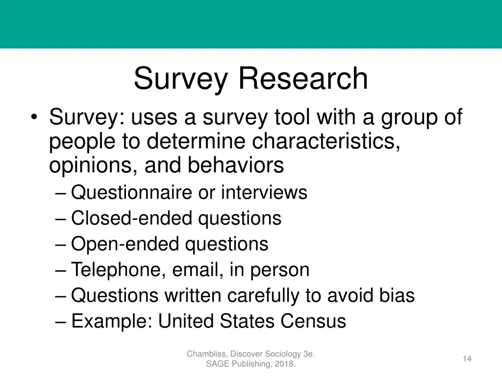 survey research survey uses a survey tool with