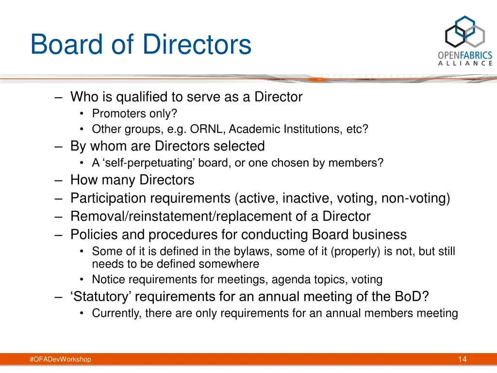 board of directors