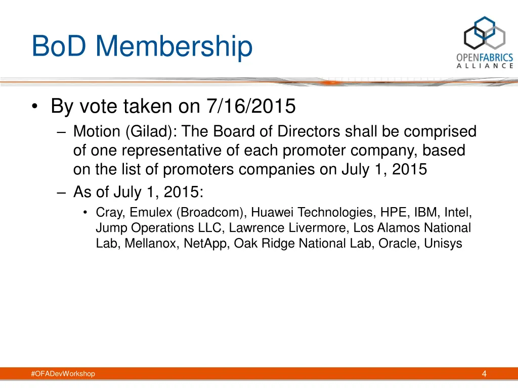 bod membership
