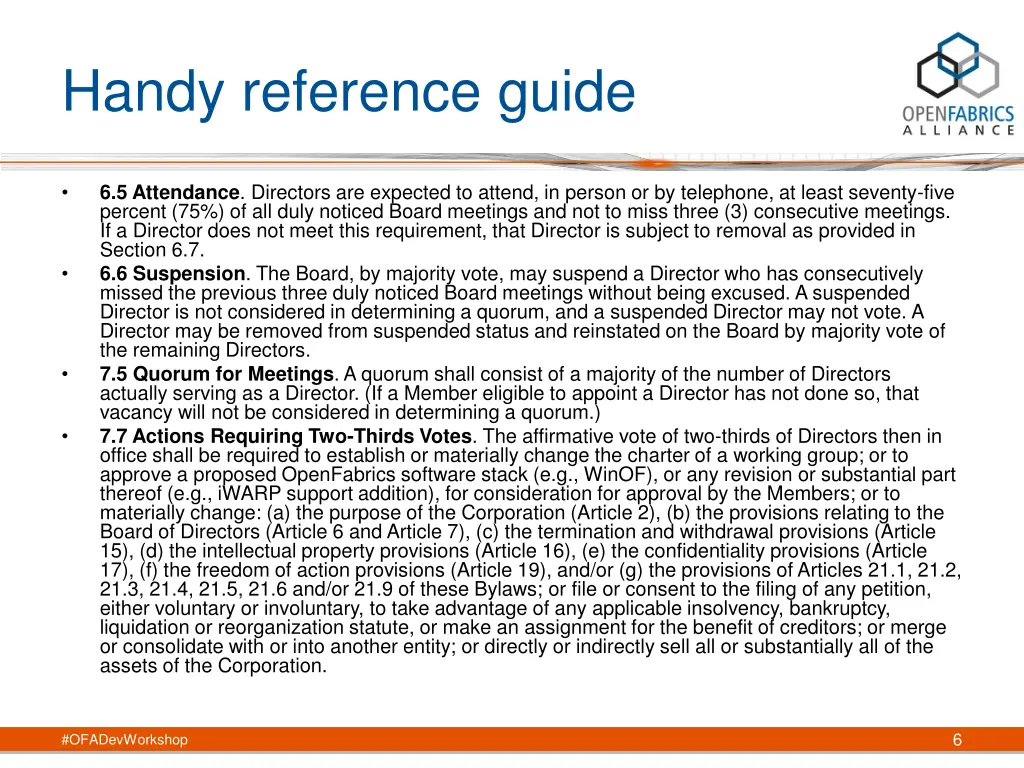 handy reference guide