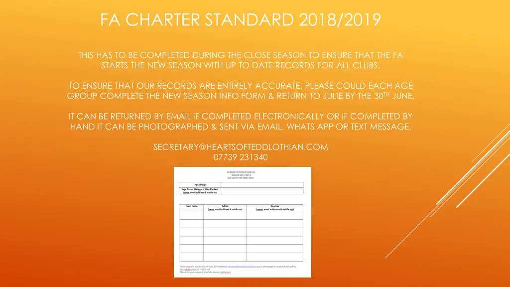 fa charter standard 2018 2019
