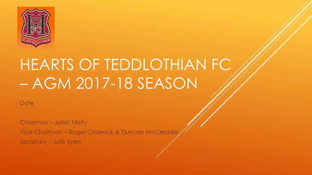 hearts of teddlothian fc agm 2017 18 season