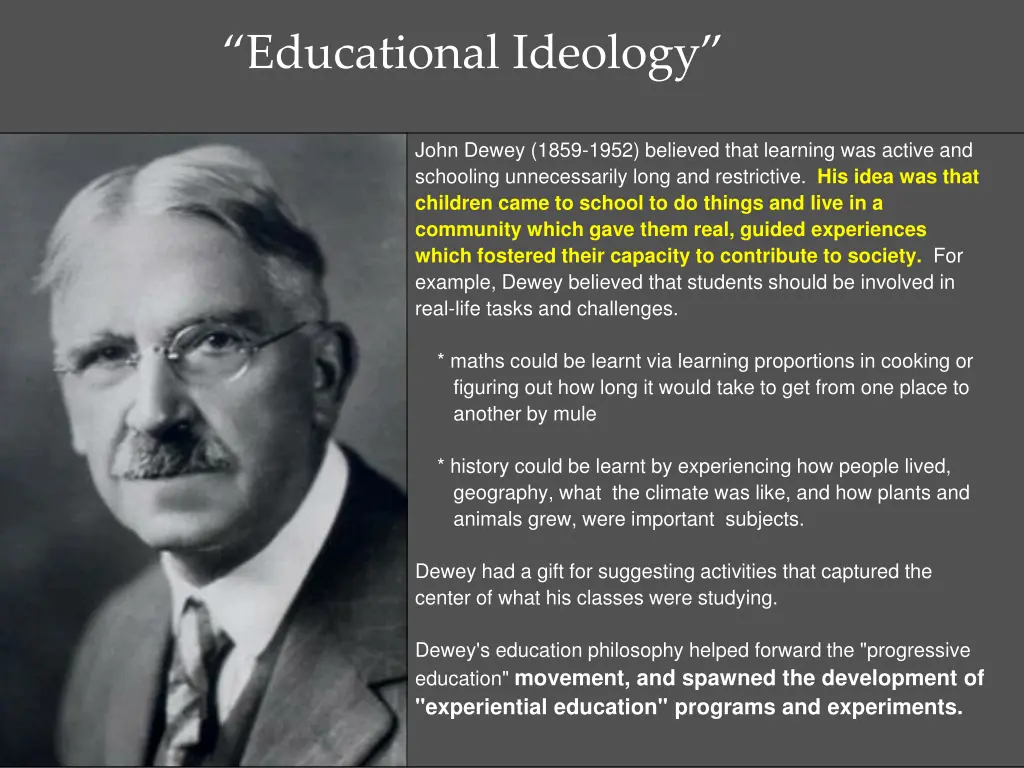 educational ideology