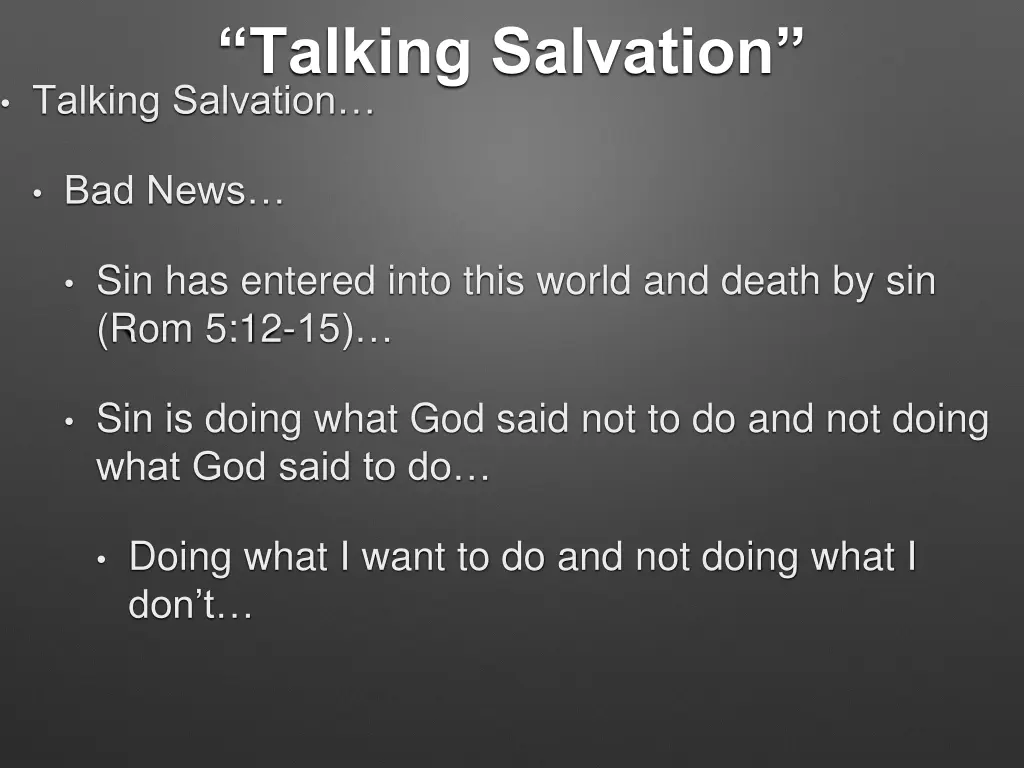 talking salvation talking salvation 2