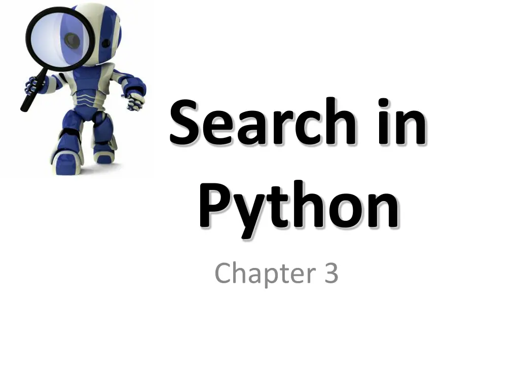 search in python chapter 3