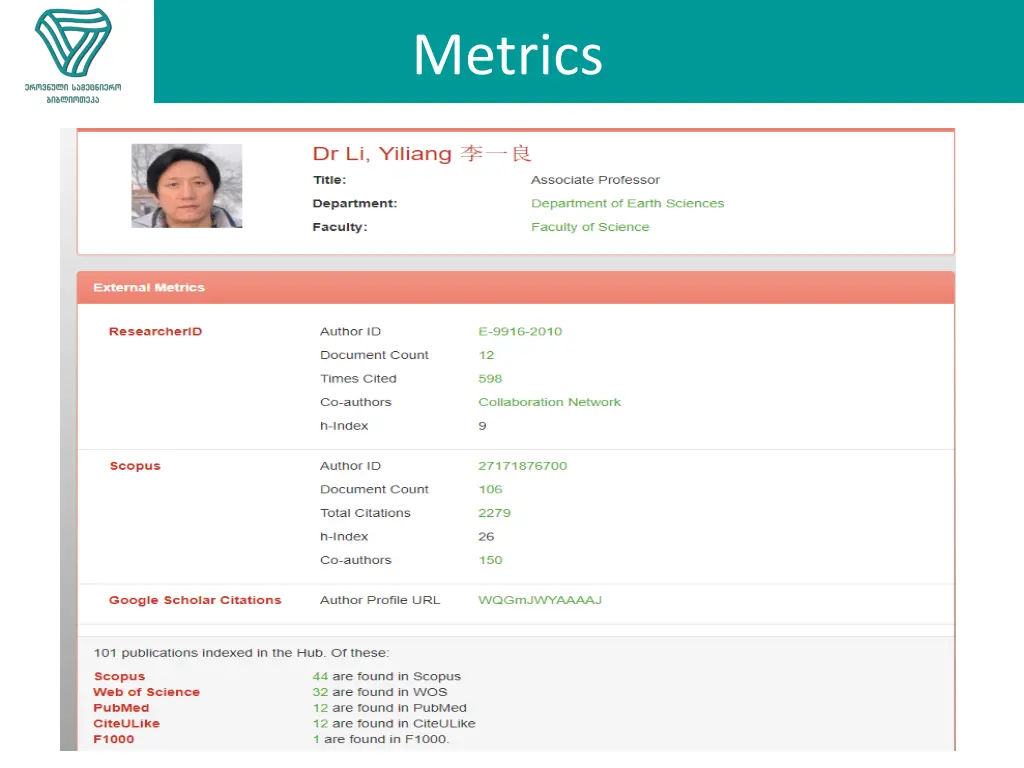 metrics