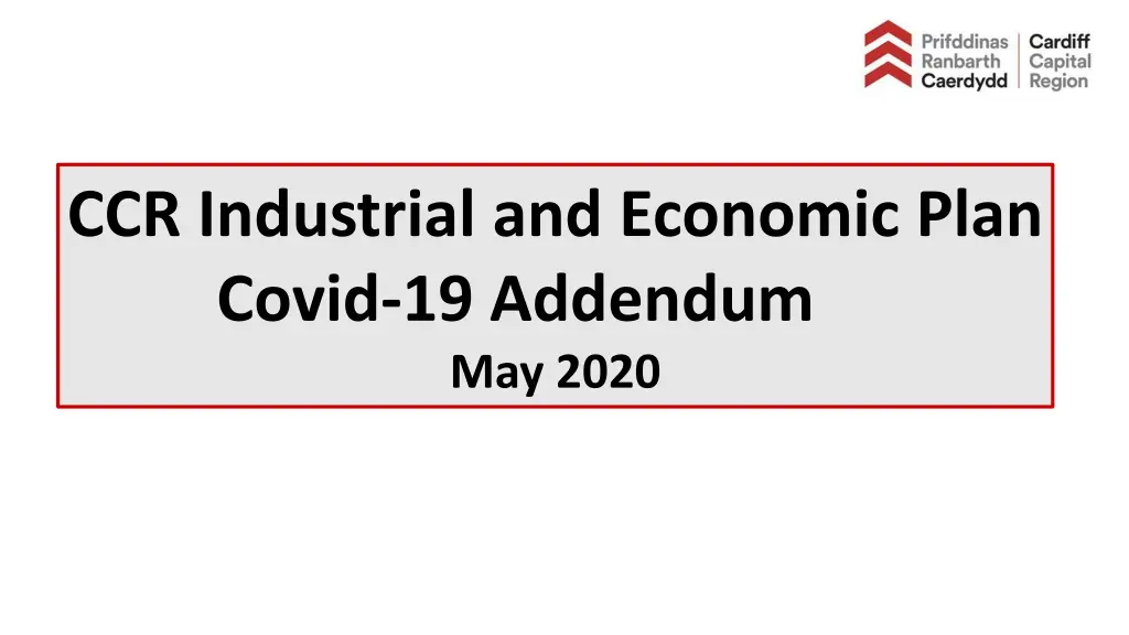 ccr industrial and economic plan covid