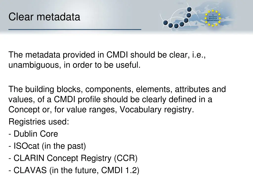 clear metadata