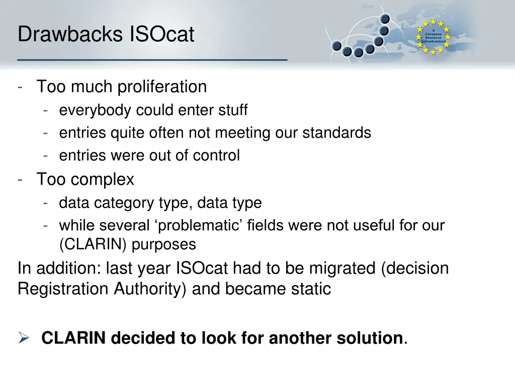 drawbacks isocat