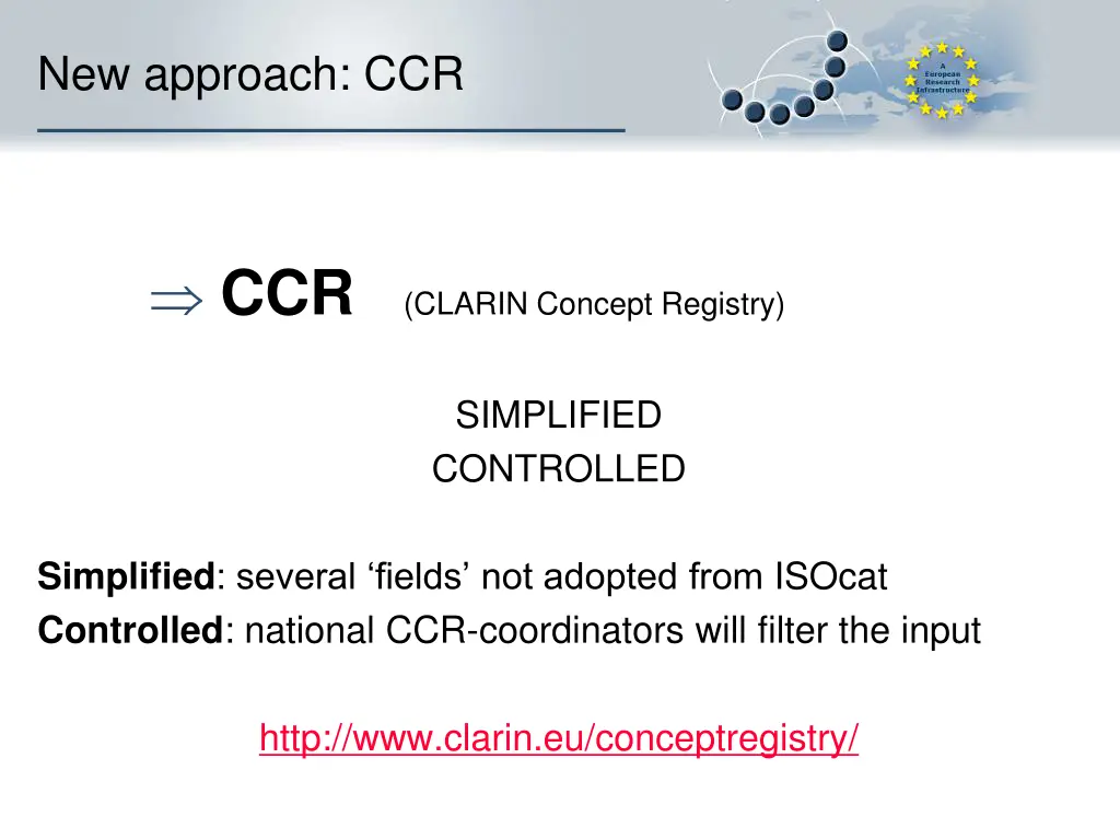 new approach ccr