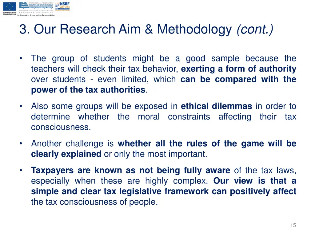 3 our research aim methodology cont 4