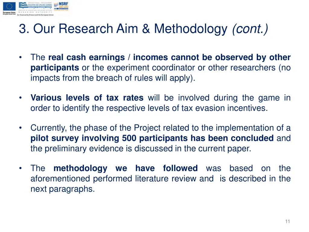 3 our research aim methodology cont