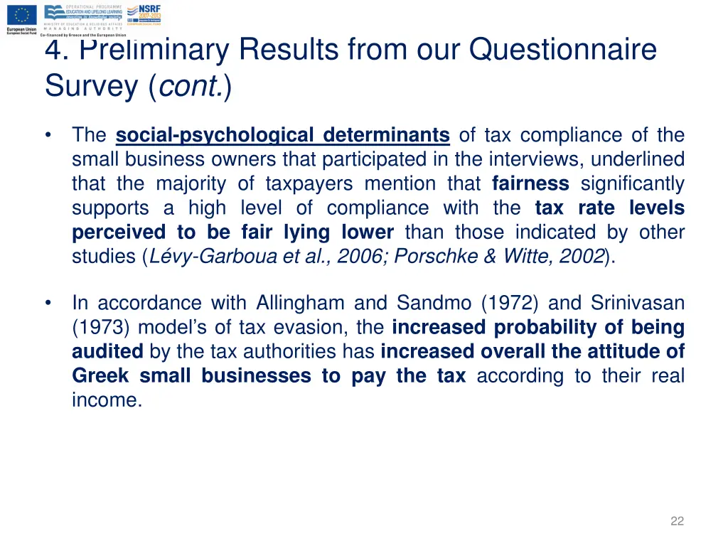 4 preliminary results from our questionnaire 4
