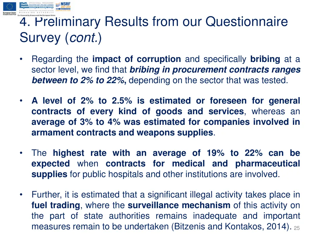 4 preliminary results from our questionnaire 7