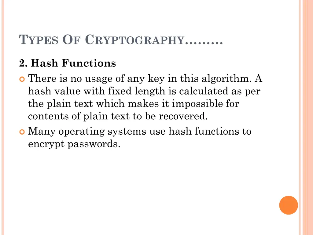 t ypes o f c ryptography 1