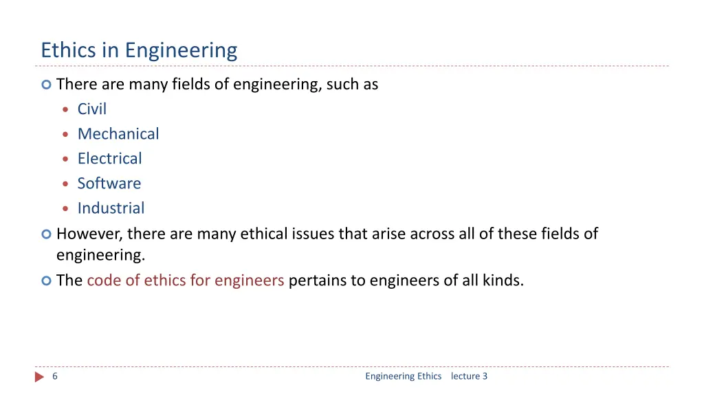 ethics in engineering