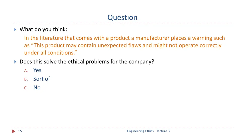 question