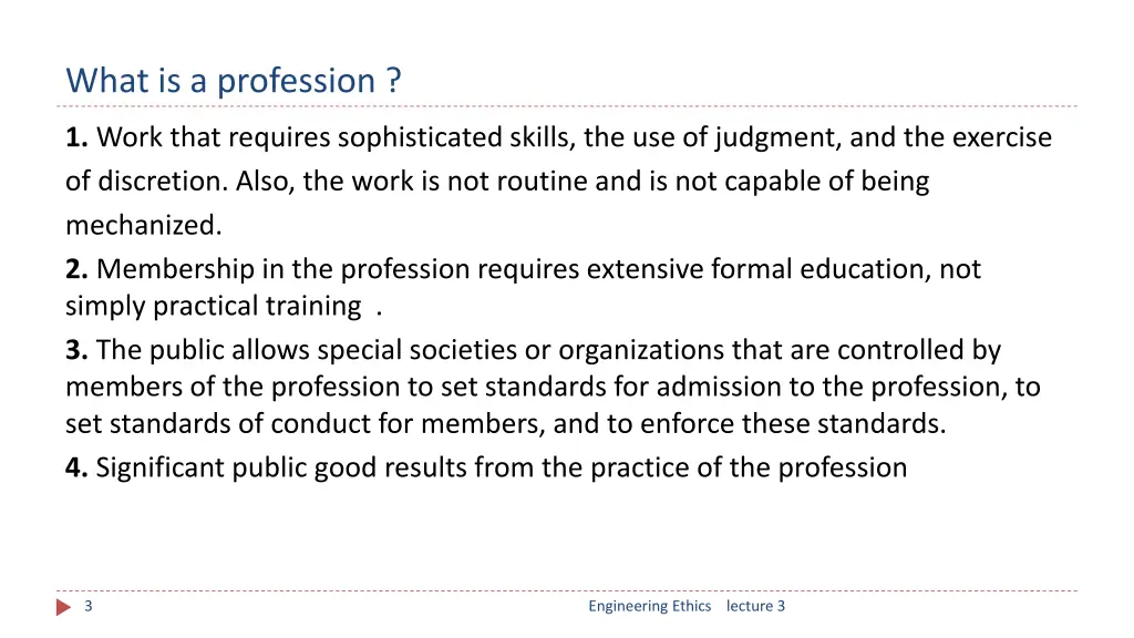 what is a profession