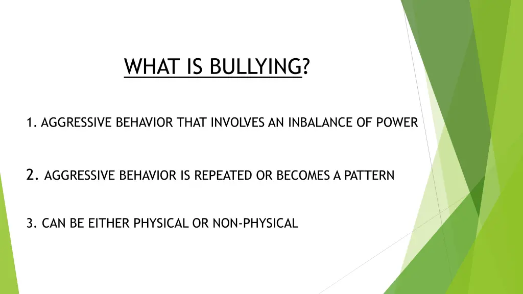what is bullying