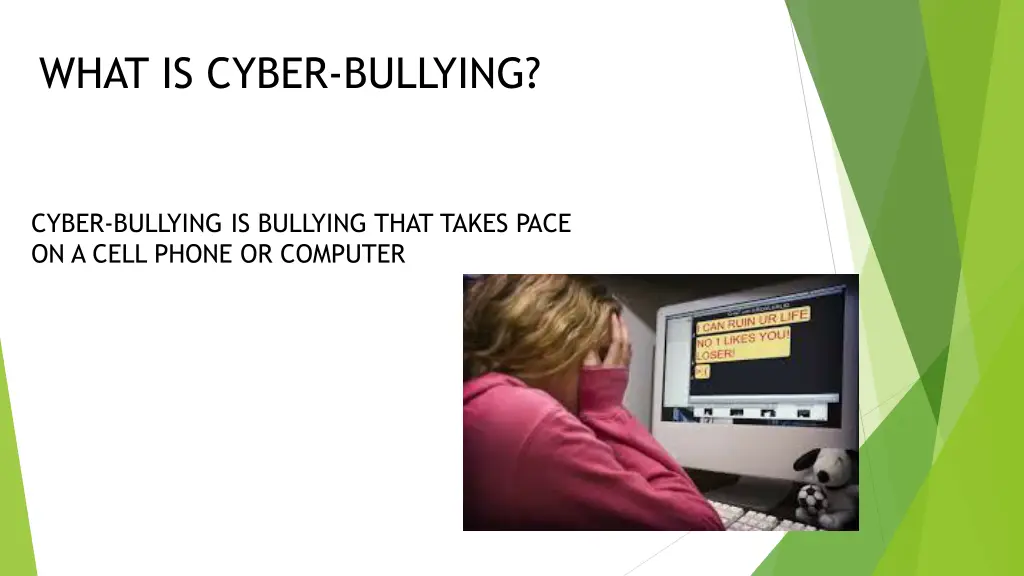 what is cyber bullying