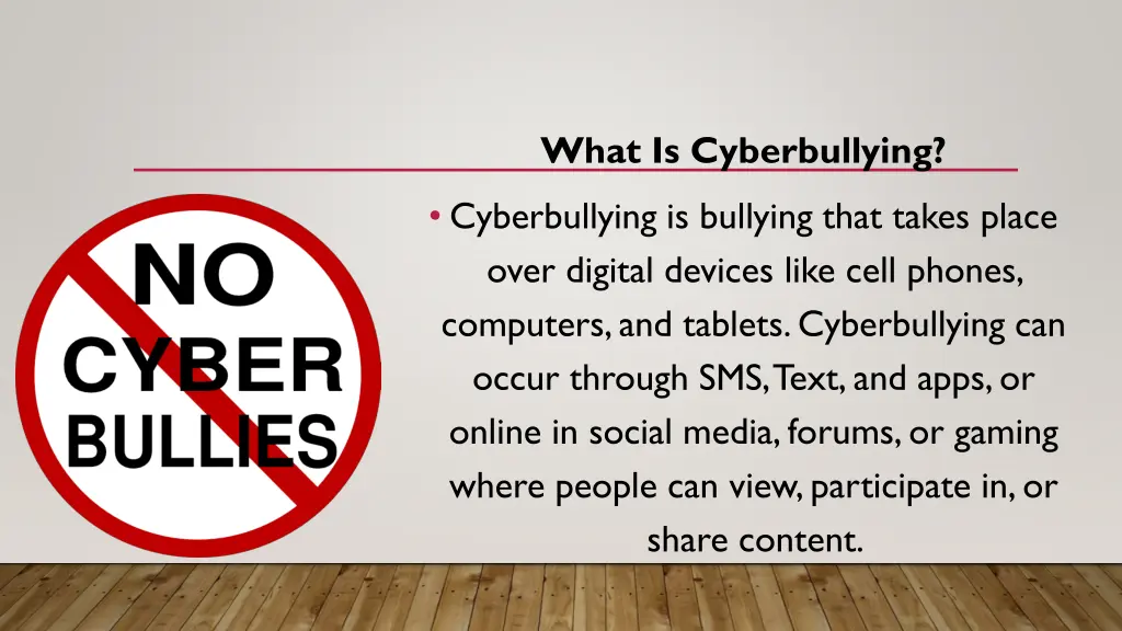 what is cyberbullying
