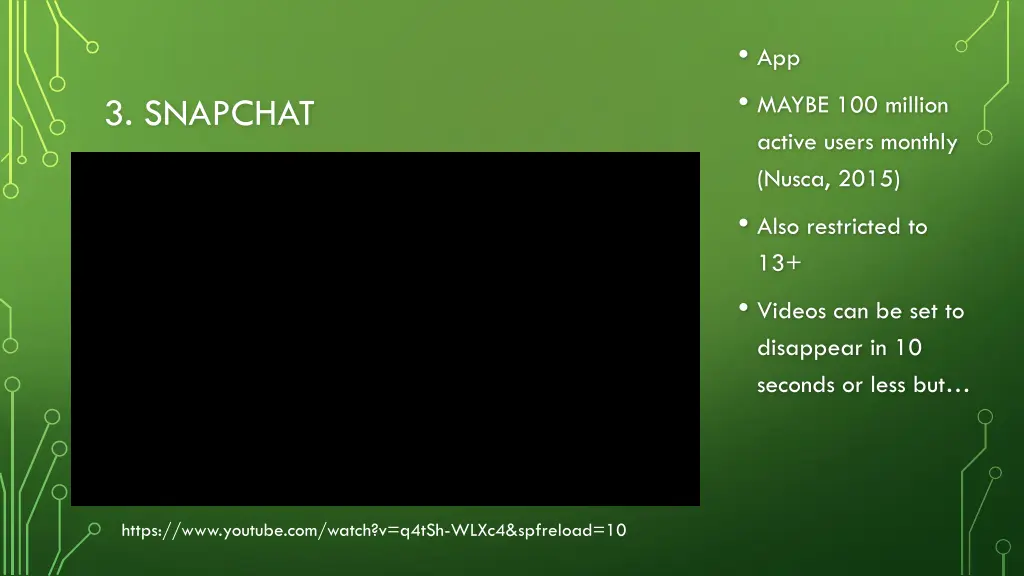 app maybe 100 million active users monthly nusca