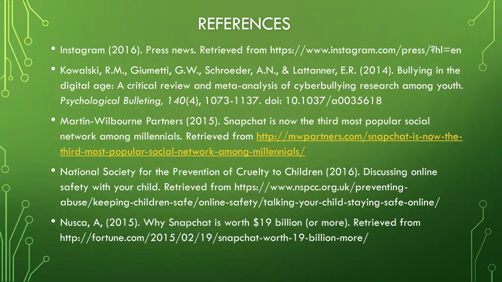 references 1
