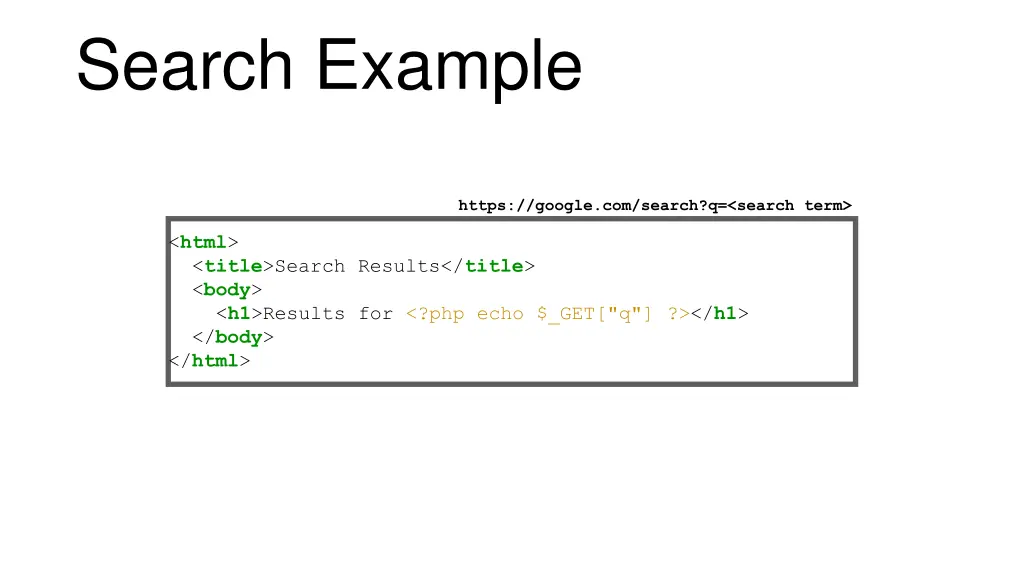 search example